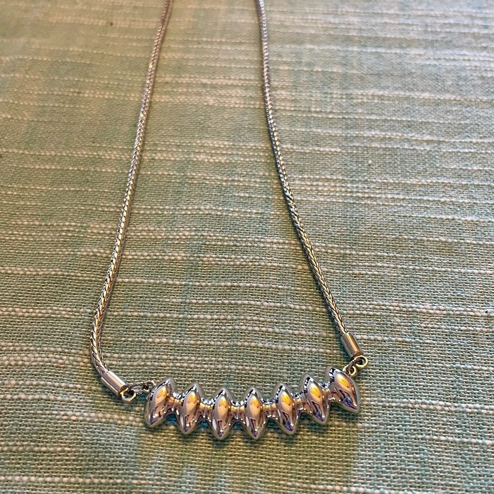 TOUCHSTONE CRYSTAL Marquis Necklace
15-18 inches adjustable EUC - Picture 8 of 9